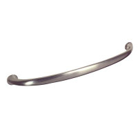 D. Lawless Hardware 11-5/16" Curved Pull Brushed Nickel