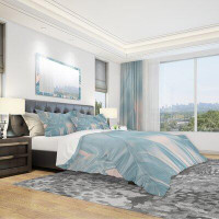 East Urban Home Abstract Water I Duvet Cover Set