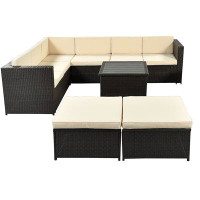 Latitude Run® 9 Piece Complete Patio Set with Cushions