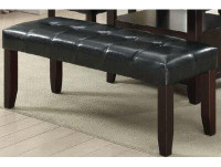 Winston Porter Upshaw Faux Leather Upholstered Bench