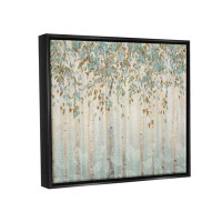 Stupell Industries Abstract Forest Leaves Trees Blue Tan Soft Painting Canvas Wall Art By James Wiens