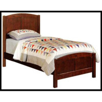 Millwood Pines Bed Youth Bedroom Furniture Unique Headboard Footboard Rubberwood