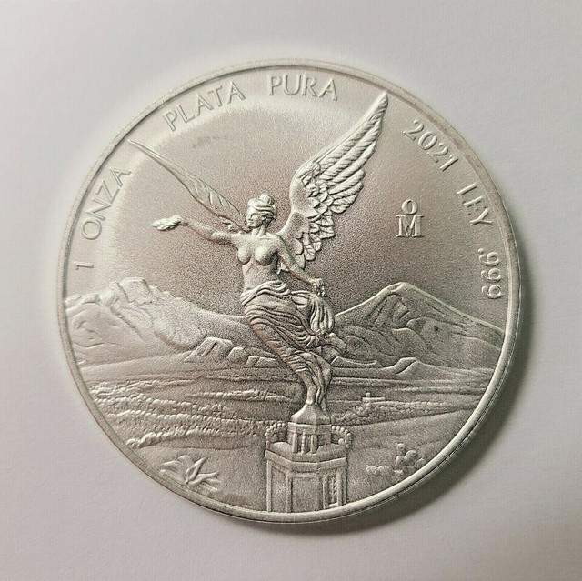 1 oz 2021 Fine Silver México Libertad Coin in Arts & Collectibles in Edmonton Area
