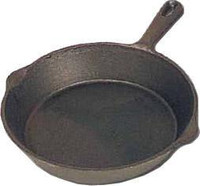 World Famous® 10.5-Inch Round Cast Iron Skillets
