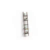 BDI Stiletto 82.5" H x 18'' W Solid Wood Ladder Bookcase