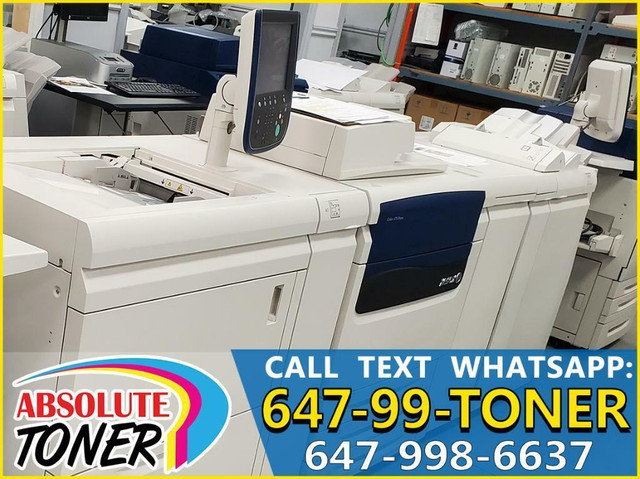 $199/mo. Xerox Production Press Copier Printer J75 Colour 75PPM Business Photocopier Color  Lease to Own For Print Shop in Printers, Scanners & Fax