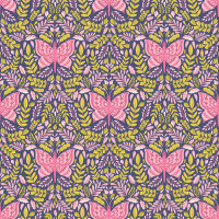 Rosalind Wheeler Butterfly And Plant Pattern