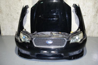 JDM Subaru Legacy Spec B STi Front Bumper + Lip Headlight Fenders Hood Grille Fog Lights 2005-2009 BP BL Nose Cut Clip