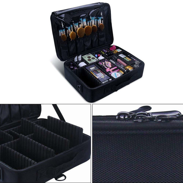 NEW 3 LAYER LARGE SIZE PROFESSIONAL MAKEUP ORGANIZER KIT 53M0K in Other in Regina