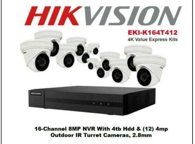 Promotion! HIKVISION 4K 16CH VALUE EXPRESS KITS (EKI-K164T412) $1799(was$1999) in Security Systems