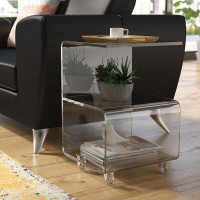 AllModern Caylee Rectangular End Table with Storage