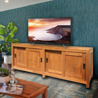 Chic Teak Venice Solid Wood TV Stand for TVs up to 70"