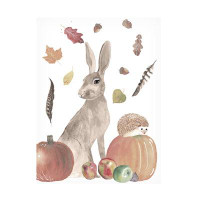 Rosalind Wheeler Cute Autumn Forest II On Canvas by Alicia Longley Print