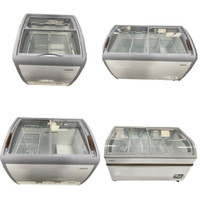 Commercial Glass Door Display Chest Freezer -All Sizes Available
