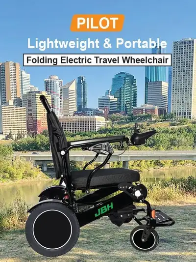 NEW JBH Pilot - folding electric travel wheelchair @ My Scooter
