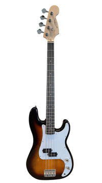 Free Shipping!  Bass Guitar P Style Regular full Size Sunburst SPS515