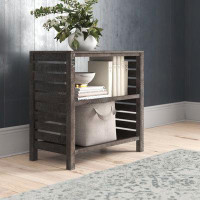 Foundry Select Rafiah 30" H x 30" W Solid Wood Standard Bookcase