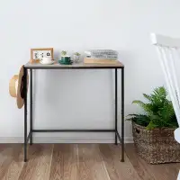 17 Stories Narrow Console Table Small Entryway Table Behind Couch Table Skinny Narrow Sofa Table Farmhouse Hallway Table