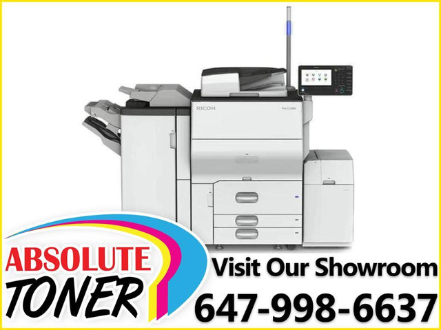 $165.33/Mo VERY LOW PAGE COUNT Ricoh Pro C5200S 11x17 12x18 1200dpi Res Advanced Finisher Multifunction Business Printer in Printers, Scanners & Fax in City of Toronto - Image 2