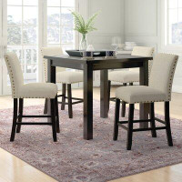 Alcott Hill Gordillo 4 - Person 36'' Counter Height Solid Wood Dining Set