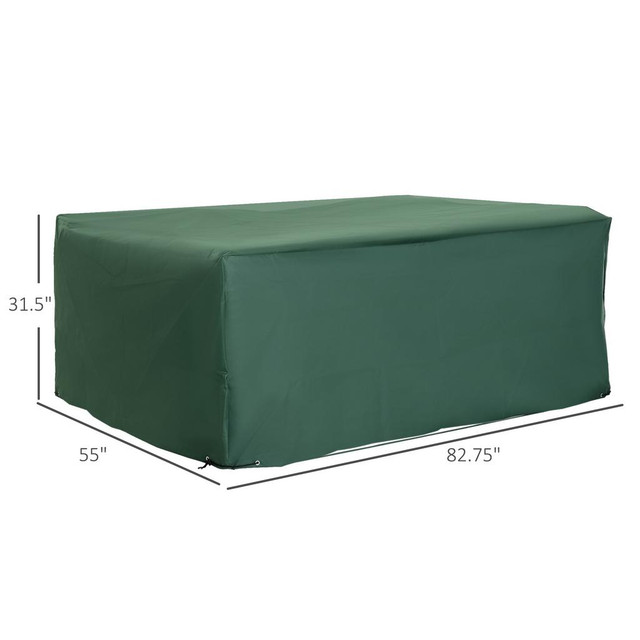 Furniture Cover 82.7"x55.1"x31.5" Green in Patio & Garden Furniture - Image 3