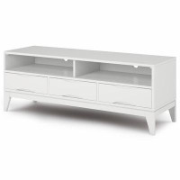 Wade Logan Agla Solid Wood TV Stand for TVs up to 65"