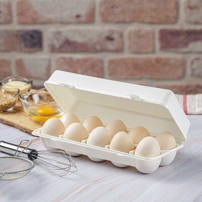 Prep & Savour Crystalia Stackable Reusable Plastic Egg Holder For Refrigerator in Refrigerators