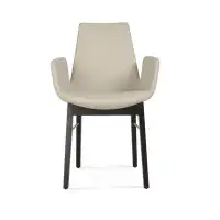 sohoConcept Eiffel Arm Wood Dining Chair with Stretchers