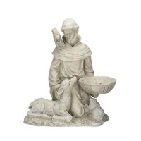 Saint Francis Feeds the Animals Garden Statue