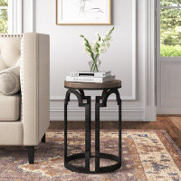 17 Stories Bookem Sled End Table