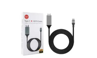 USB 3.1 TYPE C USB-C TO 4K HDMI HDTV ADAPTER CABLE,3 meter