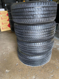 FOUR USED 275 55 R20 KUMHO HT51 ALL WEATHER TIRES SNOW FLAKE