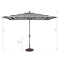 Arlmont & Co. Nardia 118'' Umbrella