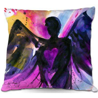 Winston Porter Paliwal Couch Angel 25 Square Pillow Cover & Insert