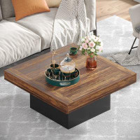 Red Barrel Studio Square LED Coffee Table