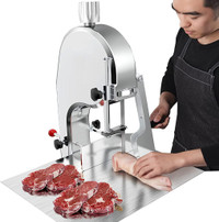 .Commercial Kitchen Bone Cutter Electric Bone Cutting Machine Bone Saw Machine 1500W Frozen Meat Cutter 110V 122067