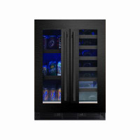 XO Appliance 49 Cans (12 oz.) Built-In Beverage Refrigerator with Wine Storage