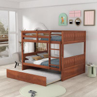 Harriet Bee Gusella Full over Full Standard Bunk Bed with Trundle by Harriet Bee