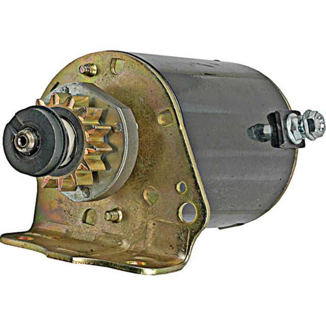 Starter New for Briggs and Stratton 7 thru 18 HP with Steel Gear 693551 in Engine & Engine Parts