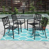 Winston Porter Rotman Furniture Stacking Patio Dining Chair