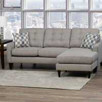 Made in Canada - Wrought Studio Hopedale 86" Wide Reversible Sofa & Chaise