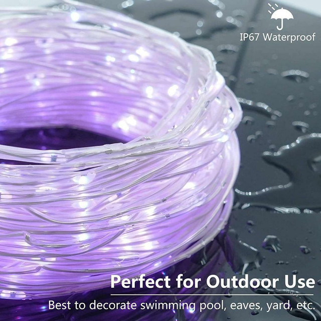 NEW 105 FT RGB 300 LED STRING LIGHT & REMOTE 516975 in Outdoor Lighting in Alberta - Image 4
