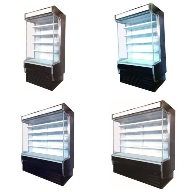 Grab And Go 36 Wide Refrigerated Open Display Merchandiser/Cooler with Glass Sides in Other Business & Industrial - Image 4