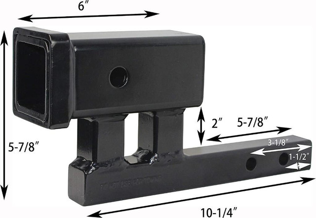 NEW 1.25 TO 2 IN HITCH ADAPTER CLASS 1 & 2 80875 in Other Parts & Accessories in Alberta - Image 2