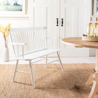 Gracie Oaks Evelean Solid Wood Bench