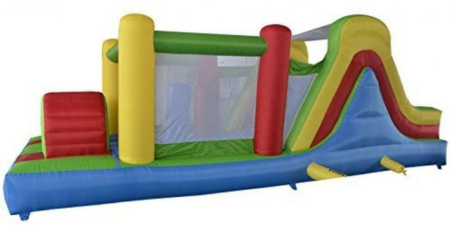 NEW RENTAL GRADE FULL PVC OBSTACLE COURSE BOUNCY CASTLE B6096 in Other in Winnipeg - Image 4