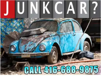 WE PAY $$$$ CASH $$$$FOR&amp; REMOVE JUNK, SCRAP, USED CARS , PAY CASH ON THE SPOT CALL 416-688-9875 FREE TOWING