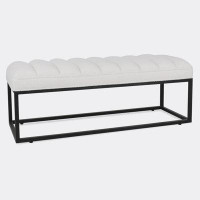 Latitude Run® Crall Faux Leather Upholstered Bench