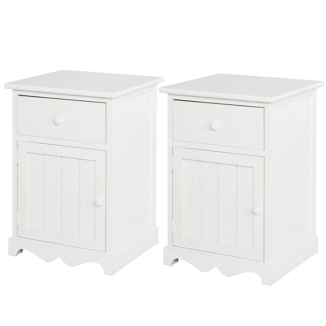 Night Stand 13.75''x11.75''x19.25'' White in Beds & Mattresses - Image 2