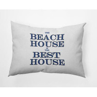 Trinx Beach House Best House Polyester Decorative Pillow Rectangular